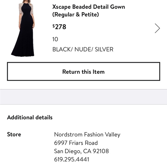 Xscape Gown/Dress - Picture 2 of 6